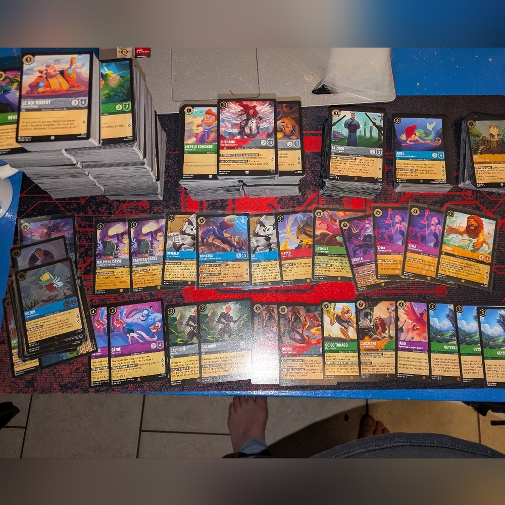 Lorcana Huge Lot Of 1625 Cards